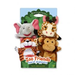 MELISSA AND DOUG - MARIONNETTES À MAIN AMIS DU JARDIN ZOO